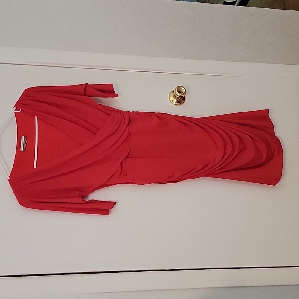 Faux wrap dress